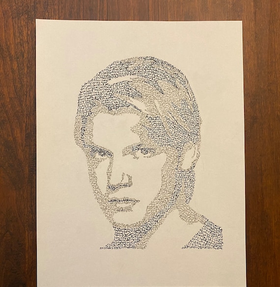 Nick Carter/back Street Boys Lyrical Art - Etsy