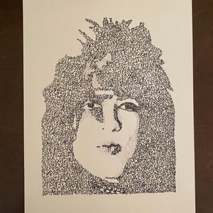KISS Paul Stanley Rhinestone and Glitter Wall Art - Etsy 日本