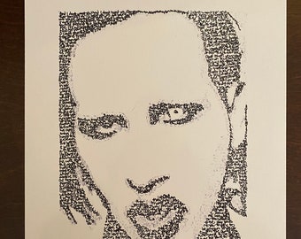Marilyn Manson Lyrical Art