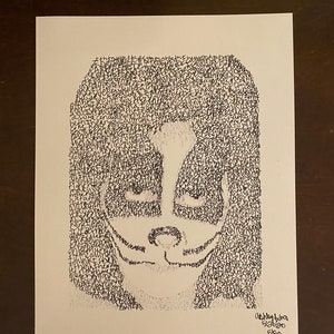 Peter Criss/Kiss Lyrical Art