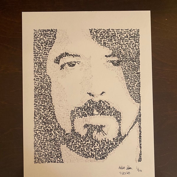 Dave Grohl/ Foo Fighters Lyrical Art