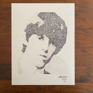 Keith Richards/ The Rolling Stones Lyrical Art
