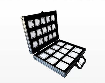 Aluminium Frame Gemstone Display Box Set / Gemstone Display Case / Gemstone Storage Case