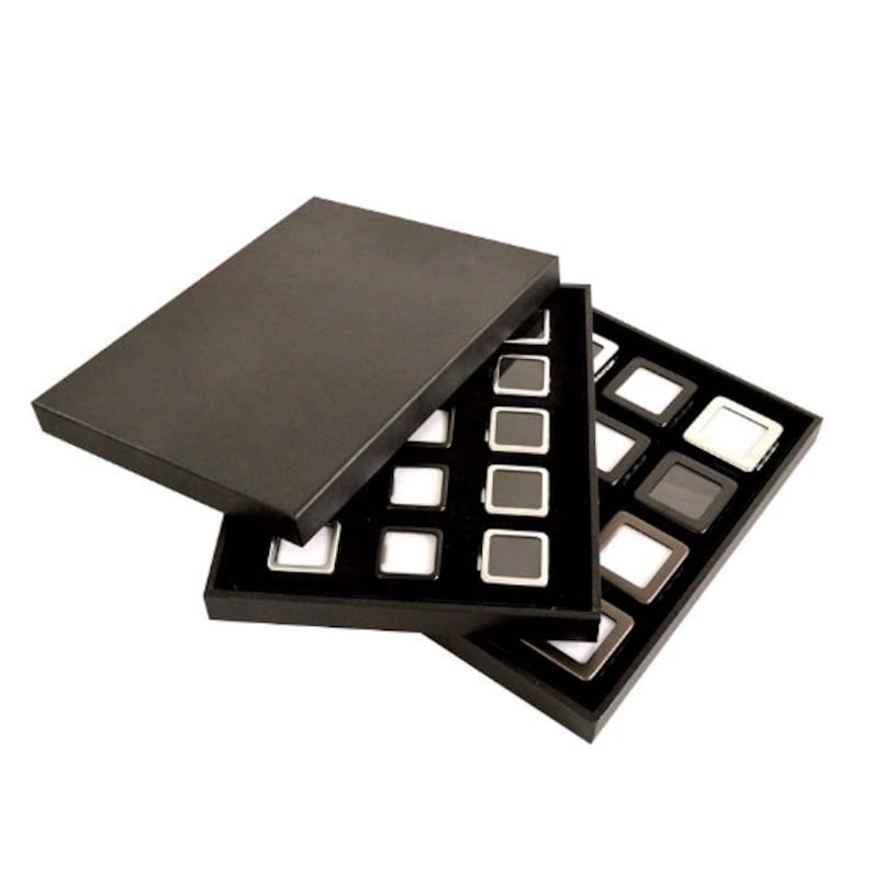 Metal Diamonds Display Tray / Gemstone Display Case / Gemstone Storage