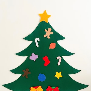 Felt Christmas Tree Kit|Felt Christmas Tree|Christmas Tree Kit|Felt Tree|Felt Toy|Play Campfire|Pretend Fire|Kids Play|Pretend Play