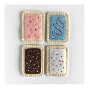 Toaster Pastry|Felt Food|Play Food|Felt Breakfast|Pretend Food|Kids Play Food|Pretend Play|Play Kitchen|Breakfast|Dessert|Felt Play Food|