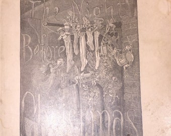 Nicholas Unmounted rubber stamp or cling stamp option 190606 Christmas stamp Book Cover A Visit from St
