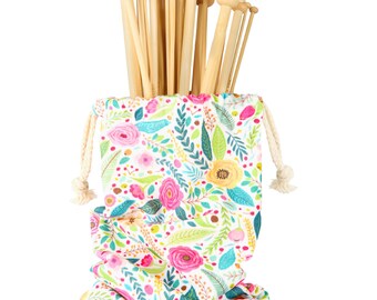 Bamboo Knitting Needle Set, 36 Piece Knitting Needle Kit, Size 2mm to 10mm, 25cm Length