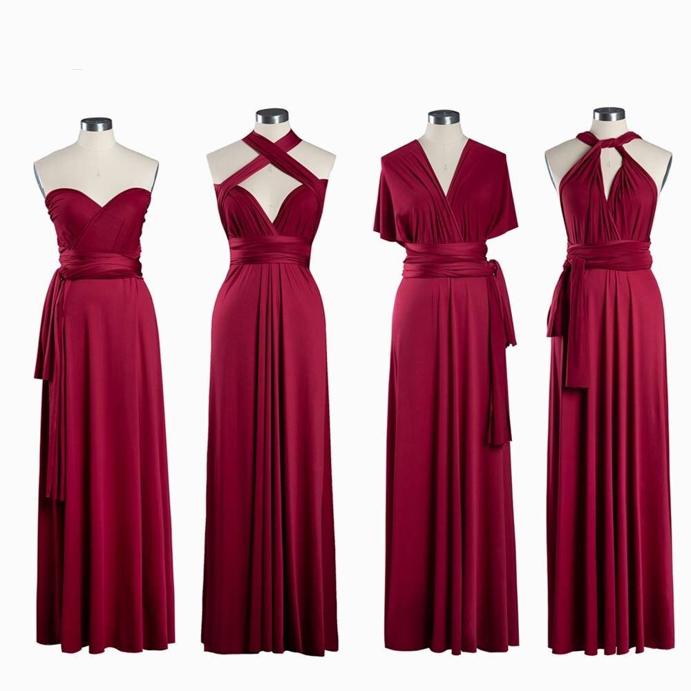 Maroon clearance multiway dress