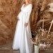 Cute White Lace Maternity Party Pregnancy Dress 