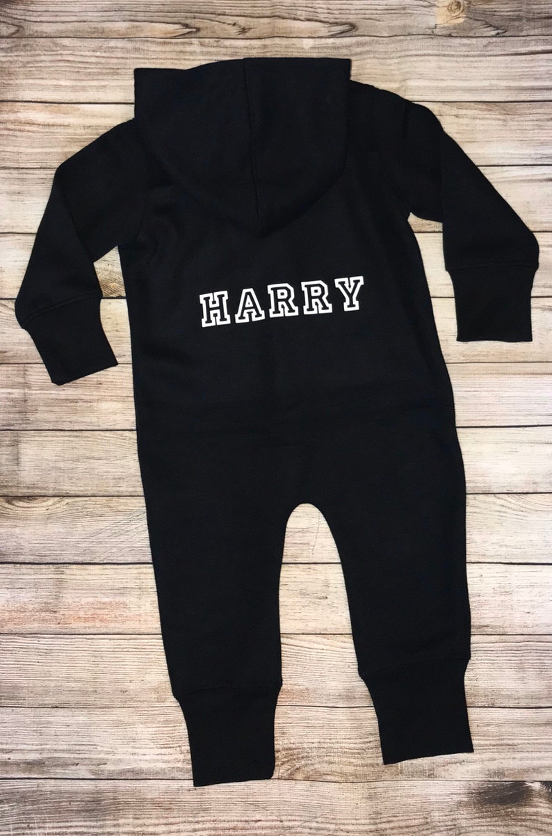 boys Clothes baby clothing kids baby Jumpsuit toddler Girls Clothes Personalised All in One Fleece Hooded Onesies Onesie