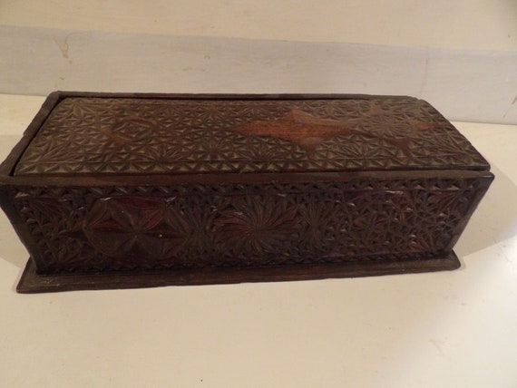 18th-century wooden box