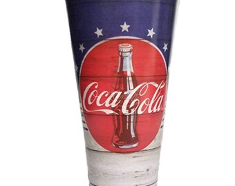 Americana Pattern Coca Cola 20 Ounce Tumbler
