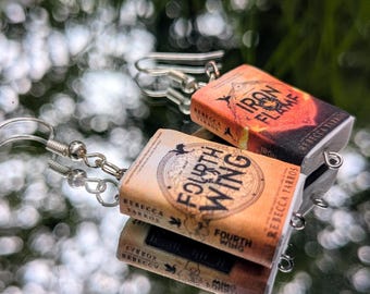 Custom Tiny Book Earrings | Handmade