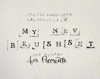 Sellos ABC para Procreate