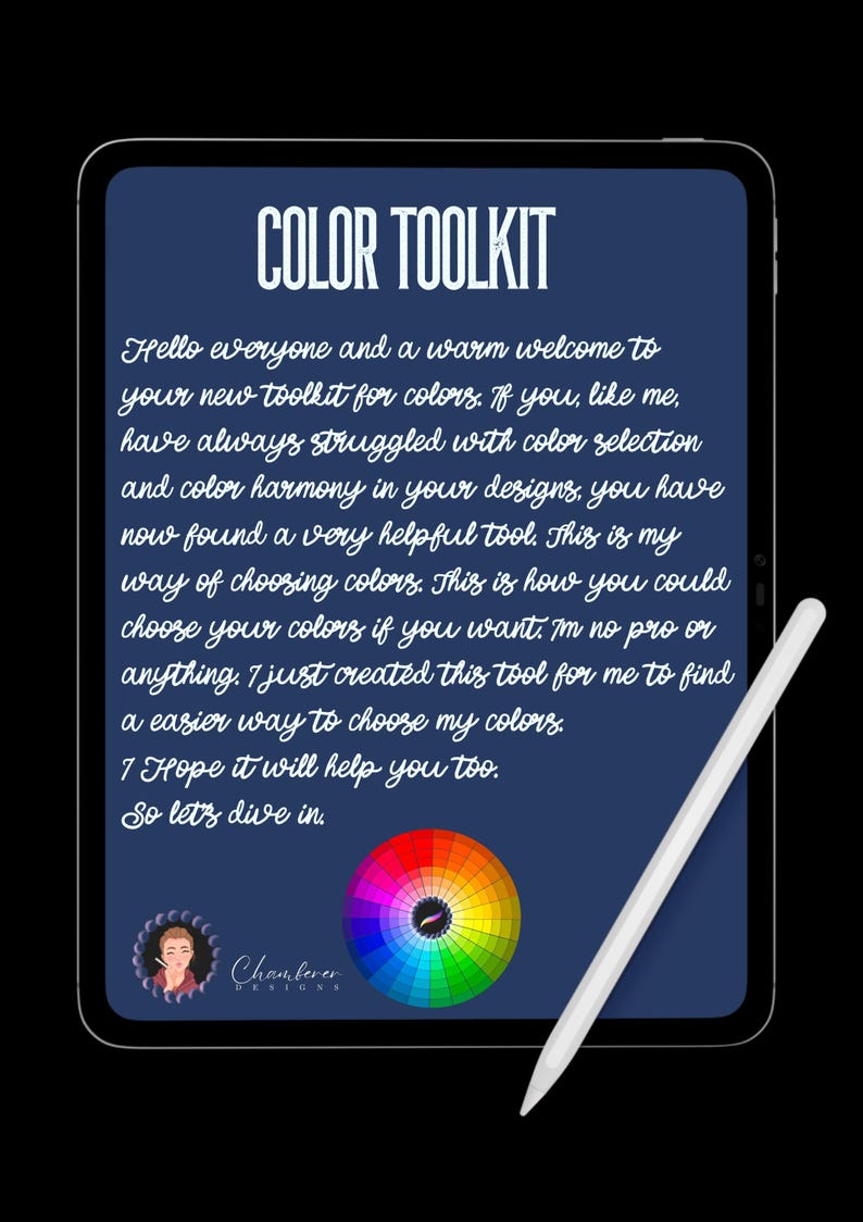 Color Toolkit Color Wheel Toolkit/workbook for Procreate - Etsy
