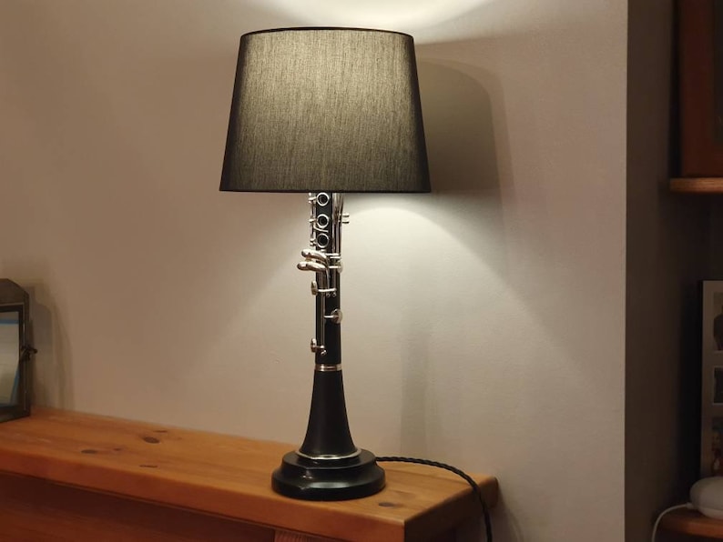 Custom Crafted Lamps: Unique Saxophone, Trumpet, Cornet, and Clarinet Lamps Small clarinet lamp