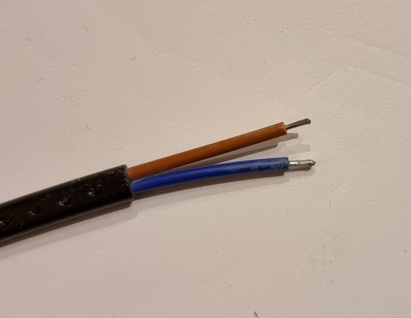2.5m Power Cord With Switch - 2-Core 0.75mm Lamp Repair Cable, 230V 6A, DIY Electrical