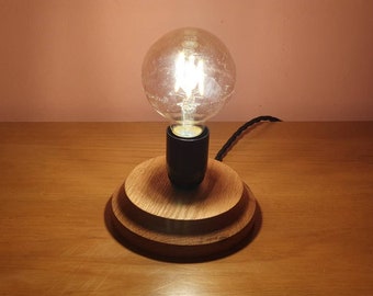 Wood Lamp Base, Small Wooden Table Lamp Base