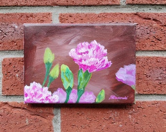 Carnation- original acrylic painting