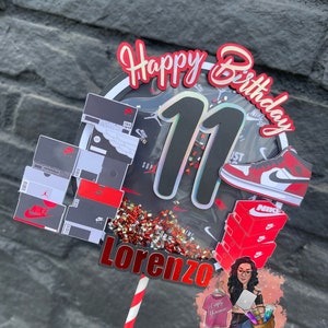 Shoe cake topper, custom cake topper, shoe, birthday cake topper