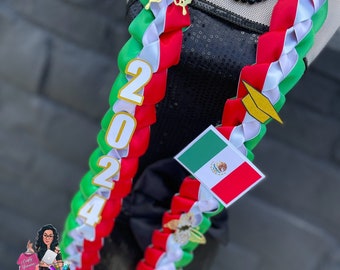 Colliers mexicains de remise des diplômes, colliers ruban, cadeaux de remise des diplômes