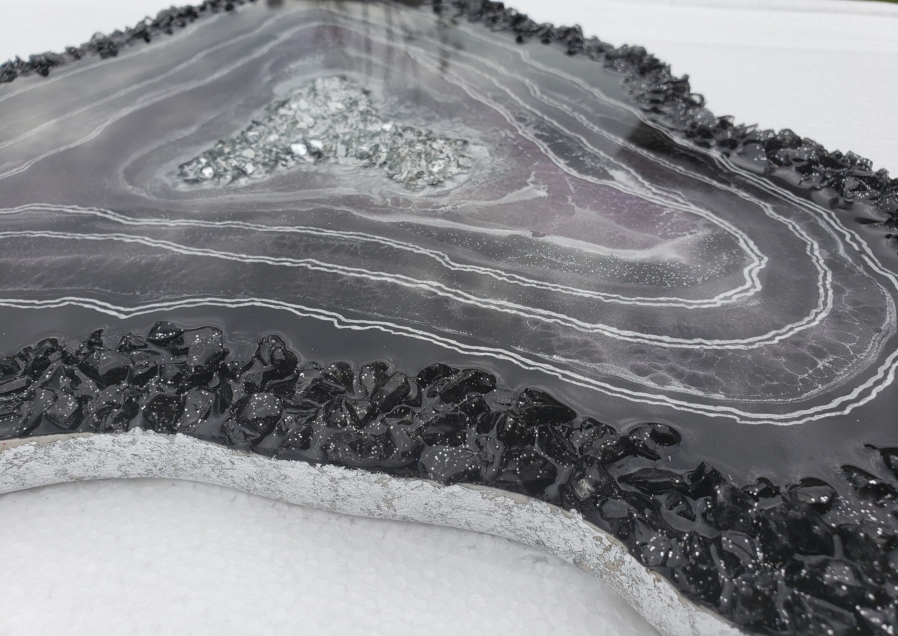 Custom Resin Geode Table Top Housewarming Gift/ Coffee Table/ Etsy