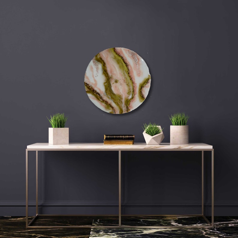 Rose Gold and Gold Home Decor Collection/set Geode Inspired Etsy