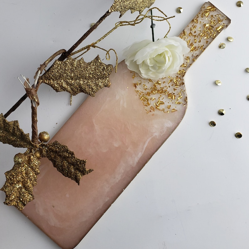 Rose Gold and Gold Home Decor Collection/set Geode Inspired Etsy