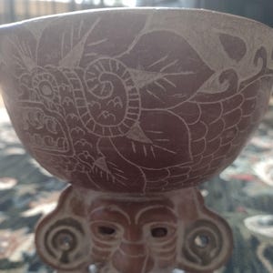 Copal Burner Copalera Huehueteot! Lord of Fire Resin Incense Aztec