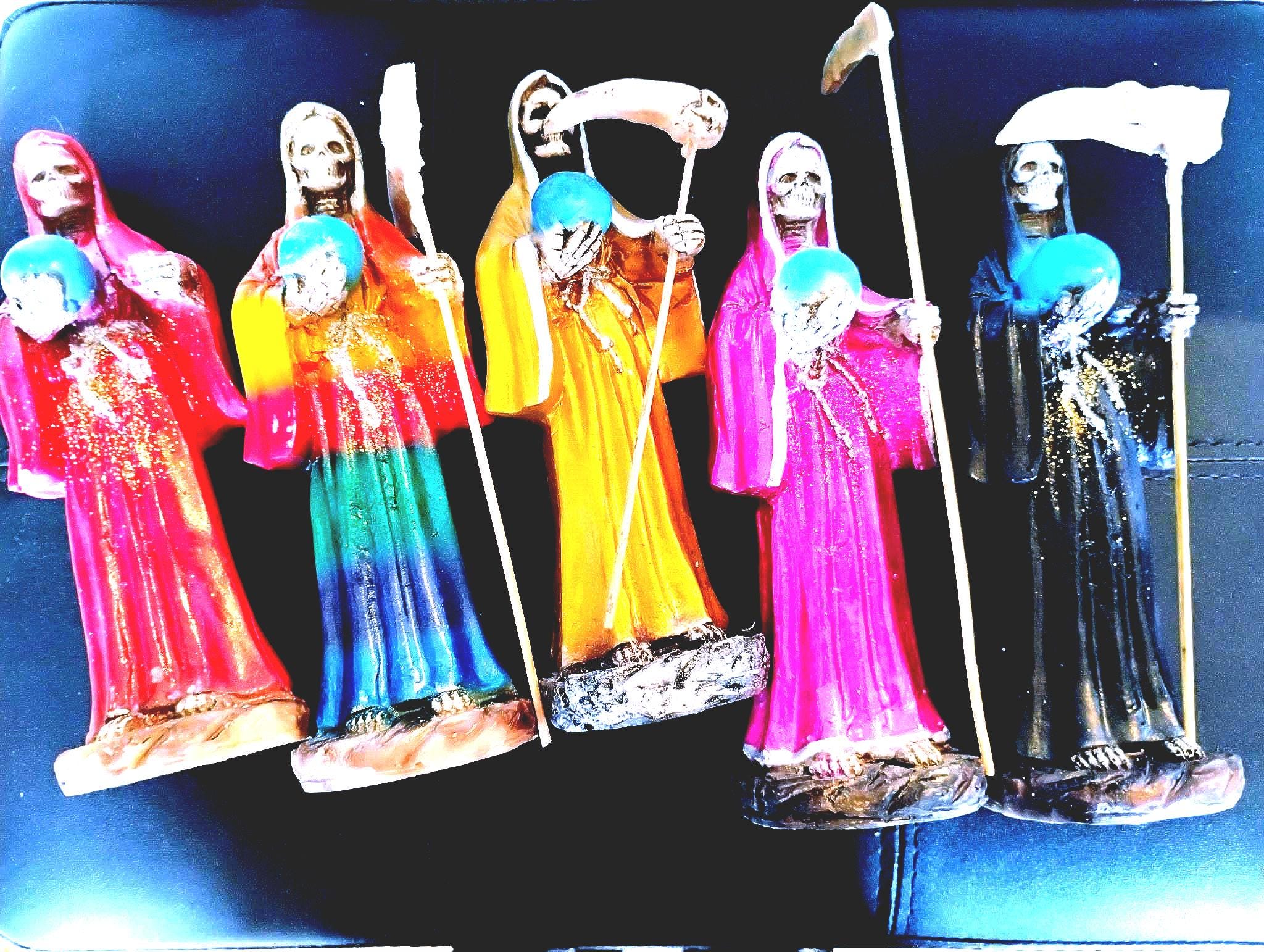 Santa Muerte Holy Death Classic 7 Inch Statues - Etsy