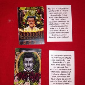 Jesus malverdecartas de oracion Gebetskarten Spanisch