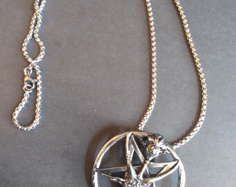 Pentagrama vintage de Baphomet Satanás