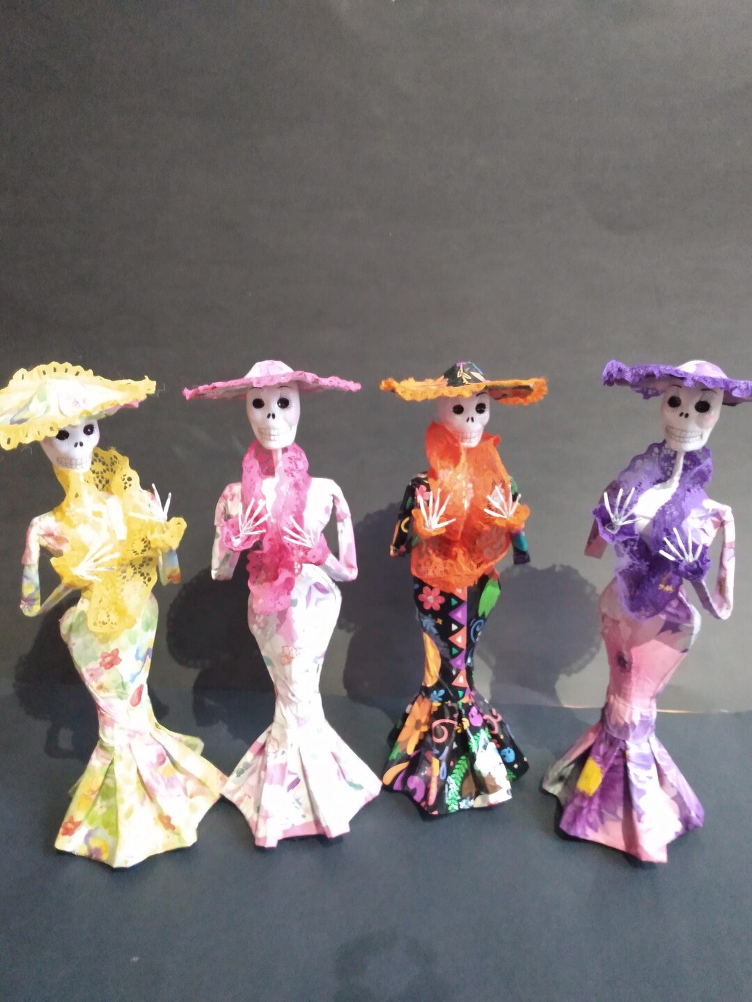 Catrinas Paper Mache Handmade - Etsy