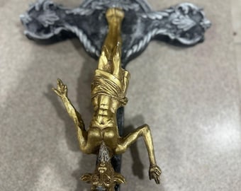 逆十字祭壇像悪魔の装飾儀式魔術用品魔術手作り - Etsy 日本