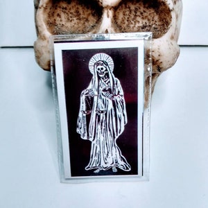 Laminated Santa Muerte prayer card
