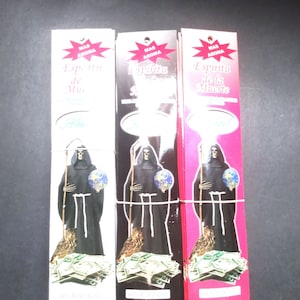 Santa Muerte incense: roja,negra or blanca