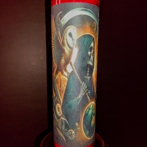 Santa muerte passion candle