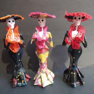 Catrinas paper mache