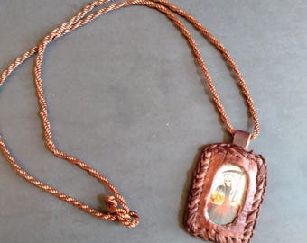 Santa Muerte Holy death Escapulario scuplar
