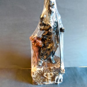 Lucifer Satan demon with dogs black statue protection and rituals
