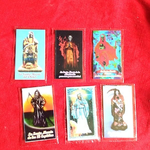Santa Muerte laminierte Gebetskarten