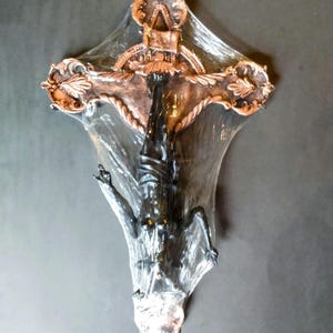 Templar Sabbatic Goat Baphomet Satan black 19"X12.5" / Devil / Evil / Statue Figurine Collectible Handmade Unique Statue/Cross