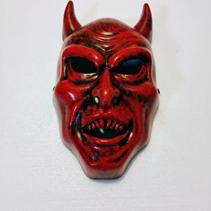 Red devil mask