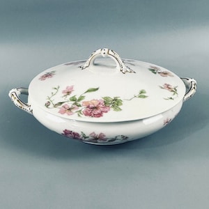 Haviland Limoges Covered Vegetable Bowl