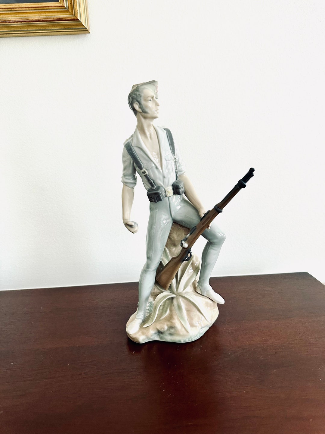 Lladro Legionary Soldier With Gun Etsy