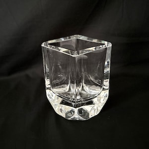 Artist Signed Kosta Boda Vase 7”