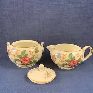 Wedgwood Charnwood Creamer and Sugar Bowl