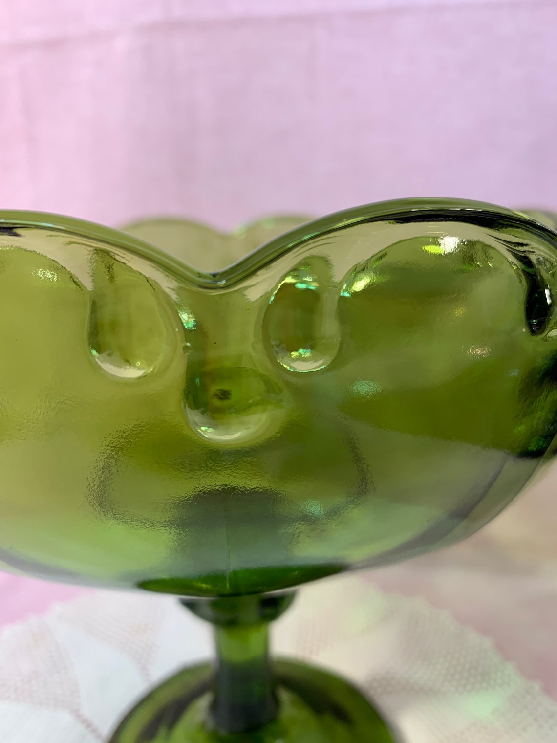 Indiana Glass Teardrop Compote Etsy