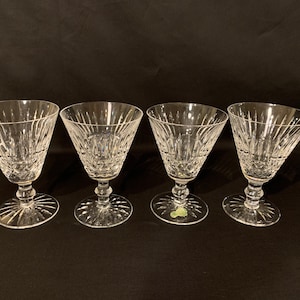 4 Waterford Crystal Tramore Water Goblets